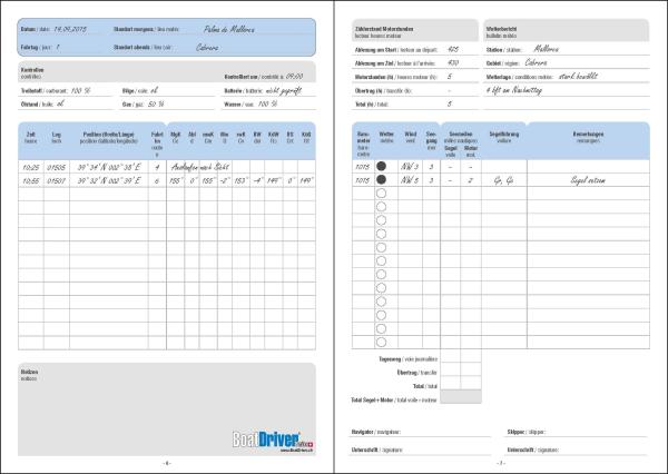 BoatDriver Logbuch